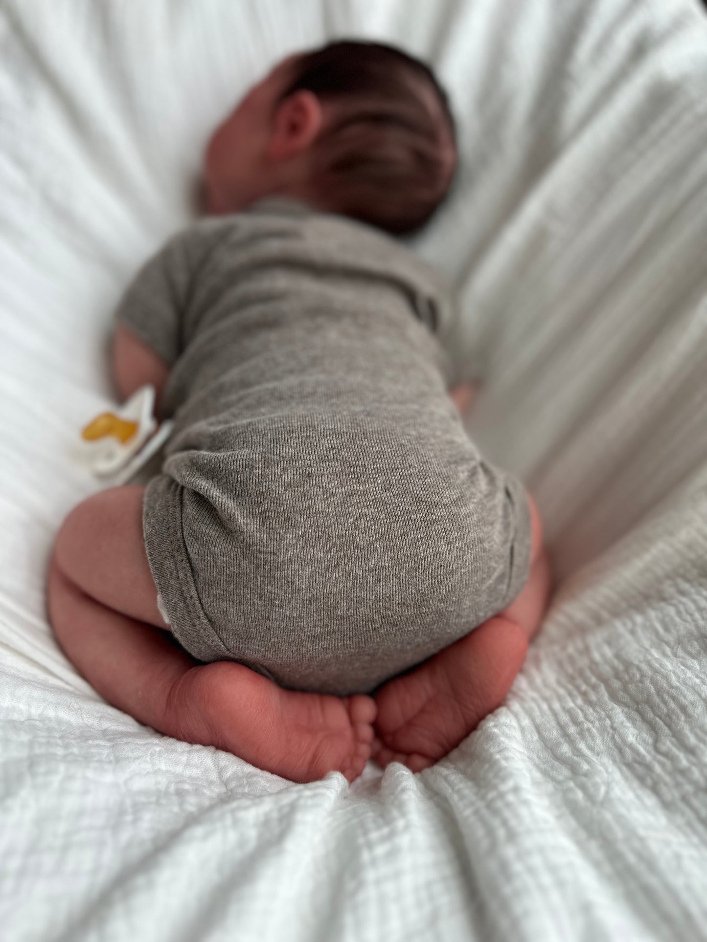 (Cuddle Cub) Silicone Baby boy OLIVER (Rooted HAIR)(Customization Available)