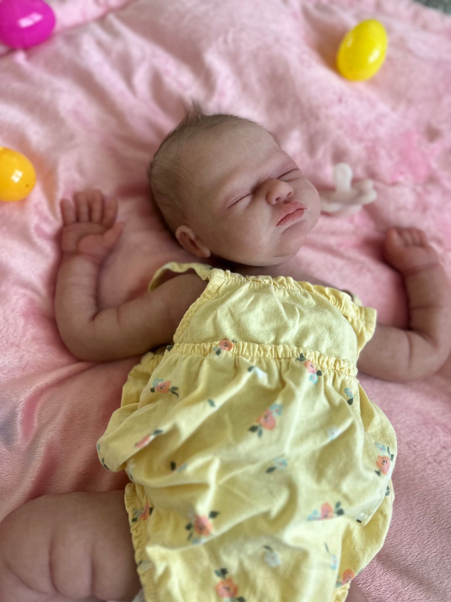 (Comfort Cub) (Rooted)Therapy Silicone Baby Olive READY TO SHIP! - Cuddlecubsnursery